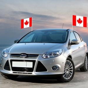 Bandera para Ventana de Auto Canadiense a Precio Económico, 12x18 Pulgadas, Logotipo Personalizado con Material de Alta Calidad - Product Image 5