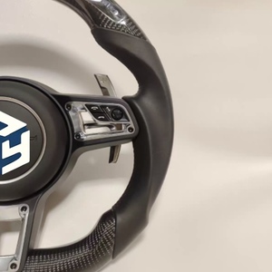 Volante Personalizado de Fibra de Carbono y Cuero para Porsche Macan Cayenne 718 911 918 958 970 971 con Funciones LED para el Modelo Cayman - Product Image 4
