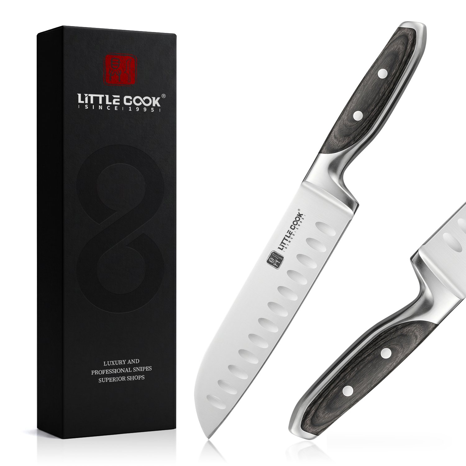 Couteau Santoku de 7 pouces