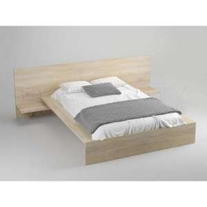 เฟอร์นิเจอร์ห้องนอนโรงแรม: เตียงคู่มาตรฐานเป็นมิตรกับสิ่งแวดล้อมเตียงไม้ที่สะดวกสบายและทนทาน - Product Image 5