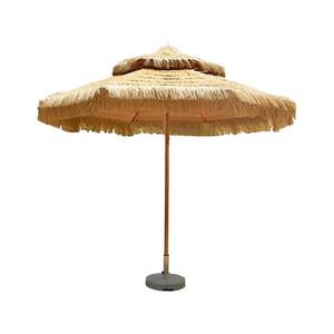 <span class=keywords><strong>Grand</strong></span> <span class=keywords><strong>parasol</strong></span> en <span class=keywords><strong>paille</strong></span> de chaume pour cour extérieure - Product Image 5