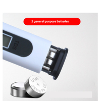 Alat Uji Air Digital Manual Portabel Ukuran Saku 4 in 1 PH ORP H2 TEMP TDS untuk Penggunaan Rumah Tangga & Luar Ruangan