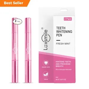 Wholesale Private Label Safely Teeth Bleaching Whitening Gel 2ML 4ML 16% 35% HP CP Peroxide Free Pink Teeth Whitening Pens