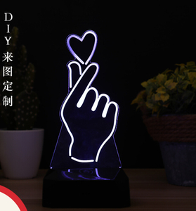 2018 colorido LED 3D <span class=keywords><strong>luz</strong></span> con la nueva Base (Control Remoto es opcional) - Product Image 6