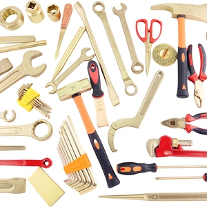 Güvenlik-petrol gazı petrokimyasal yangın tehlikeli şantiye için kıvılcım çıkarmayan al-cu tek kutu anahtarı - Product Image 5