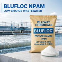 NPAM 5-12 millions de MW, Polyacrylamide non ionique solide à 89 % min. pour la clarification des eaux usées industrielles à faible charge, sac PE de 25 kg