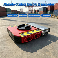 Chariot de transport robuste de 30 tonnes, camion électrique télécommandé, véhicule citerne de 10 tonnes, déplaceur de charges à roues universelles, nouveauté pour le transport
