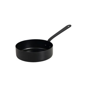 Mini sartén negra medianoche, utensilios de cocina de acero inoxidable Premium, elegante servicio a granel para presentaciones - Product Image 1