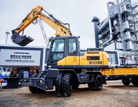 Mini-excavatrice XE150WD 0,6 m³ – Excavatrice sur roues de 14 tonnes à vendre