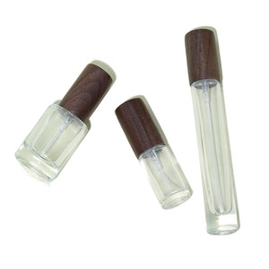 Glass <b>Perfume</b> Bottles With Wood Cap 3Ml 5Ml 8Ml 10Ml 15Ml <b>20Ml</b> 30Ml Rectangular For Fragrance <b>Decanting</b> - Product Image 2