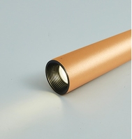 Suspension LED Cylindrique Longue en Fer, Aluminium et Acrylique pour Îlot de Cuisine, Salle à Manger, Magasin, Bar - Luminaire Décoratif en Tube