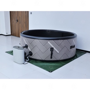 Material resistente al frío para <span class=keywords><strong>spa</strong></span> calefactable de invierno, para jardín y césped verde, apto para usuarios al aire libre durante todo el año. - Product Image 4