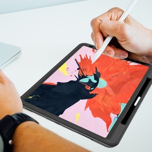 Ốp Lưng Thông Minh Chống Sốc Tùy Chỉnh Cho <span class=keywords><strong>Ipad</strong></span> <span class=keywords><strong>Pro</strong></span> 12.9 Inch Vỏ Có Dây Đeo-Giá Để Bút Chì 2018/2020/2021 Miesherk - Product Image 5