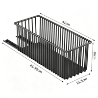 Organisateur de placard extensible coulissant en métal, panier de rangement coulissant pour cuisine, garde-manger, sous évier, organisation domestique