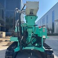 Machine solaire statique portative de conducteur de pile petite plate-forme de forage de trou de pile avec des composants de roulement de moteur de boîte de vitesse de vitesse pour l'exploitation minière