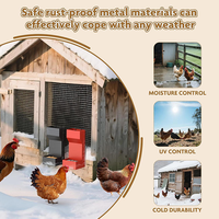 Mangeoire à volaille de haute qualité avec verrouillage grande mangeoire à poulet automatique en métal Facoty