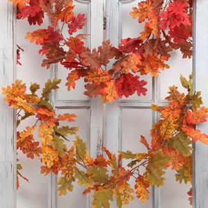 Greenery Artificial Maple <b>Leaves</b> Garland 30cm-190cm Autumn <b>Decor</b> for <b>Wall</b> Wedding Arch - Product Image 3