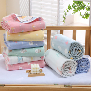 Manta de Gasa de Seis Capas Carlota 110x110cm, Toalla de Bebé de Algodón Puro para Bebés y Niños Pequeños - Product Image 3