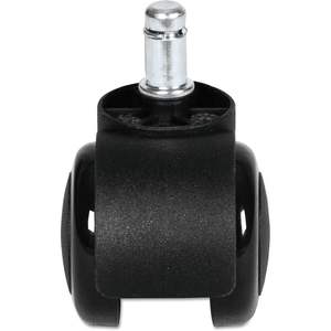 Juego de 5 Ruedas con Capucha Alera ALECASTERST2 de 2 Pulgadas, Eje en B, Doble Rueda, Metal Negro - Product Image 1