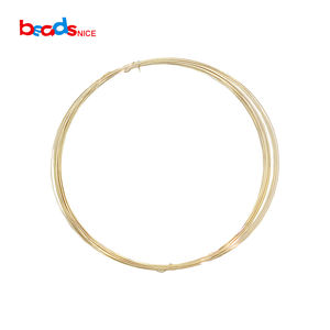 Beadsnice ID 26018 14K ゴールドフィルドワイヤー 23ゲージ ラウンド 卸売 ゴールドフィルドワイヤー - Product Image 1