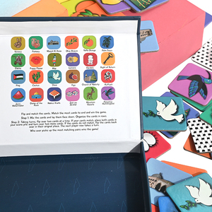 Cá nhân trẻ em Bộ nhớ phù hợp với thẻ trò chơi động vật trái cây xe chủ đề nhận thức thẻ gia đình hội đồng quản trị trò chơi với hộp - Product Image 2