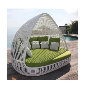 <span class=keywords><strong>Lit</strong></span> <span class=keywords><strong>de</strong></span> jour pour <span class=keywords><strong>jardin</strong></span>, rond, grande épaisseur, rotin, design <span class=keywords><strong>haut</strong></span> <span class=keywords><strong>de</strong></span> <span class=keywords><strong>gamme</strong></span>, canapé-salon Vanfayette - Product Image 2
