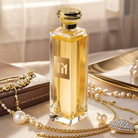 Vente en gros sur mesure 200ml Parfum transparent Vaporisateur vide de luxe 200ml Bouteilles de parfum en verre avec bouchon de parfum Boîte personnalisée