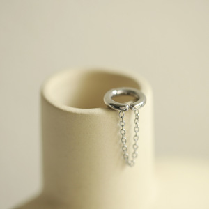 Clip de Oreja Estilo Retro INS Neutral, Sin Perforación, de Acero Inoxidable Chapado en Oro, Tipo Broche para Oreja - Product Image 3