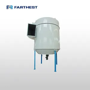 Stainless Steel Drum Dust Collector Aspiration Filter For Animal Feed Cleaning
