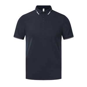 เสื้อโปโลผ้าคอตตอนผสม แขนสั้น ทรงหลวม ใส่สบาย เหมาะสำหรับฤดูร้อน ชุดทำงานสำหรับองค์กร พร้อมป้ายและแท็ก - Product Image 2