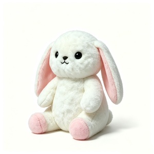 ตุ๊กตากระต่ายหูตกแบบสั่งทำพิเศษ, ตุ๊กตากระต่ายสีขาว, ของเล่นกระต่ายน่ารัก, ตุ๊กตากระต่ายสีขาวนุ่มนิ่ม - Product Image 4