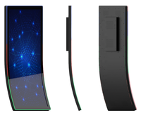 Monitor de Pantalla Táctil 4K de 55 Pulgadas y 32 Pulgadas para Señalización Digital y Máquinas de Juego, Máquina Expendedora, Nueva Interfaz USB DVI