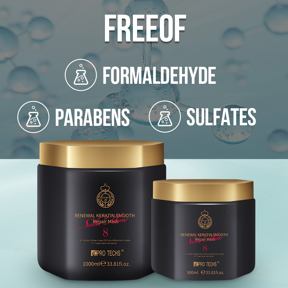 Кератиновая маска для лечения волос коллагеновое аргановое масло кокосовое масло гладкая восстанавливающая маска для волос блестящая увлажняющая маска крем от частной марки