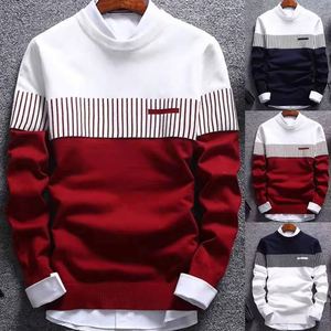 I-0372 Nuevo Suéter de Moda Otoñal, Tejido Transpirable, 120g, Poliéster/Nailon, Logotipo Frontal, Tendencia Coreana, Suéter Masculino al por Mayor - Product Image 6