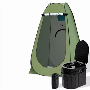 Kit de Inodoro Portátil para Adultos y Niños, para Acampar en Verano, con Agente Gelificante Superabsorbente, Protección UV, Solución de Residuos Individual - Product Image 1