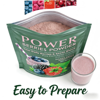 Poudre de Super Fruits Rouges 150g Superaliment Complément Alimentaire Antioxydant Mélange pour Smoothie Boisson OEM