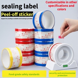 สติกเกอร์ปิดผนึกทรงกลมแบบมีกาวในตัว HWTAPE ผลิตจากวัสดุ PET กันน้ำ กันฝ้า กันรั่ว สำหรับแก้วเครื่องดื่มกาแฟ - Product Image 2