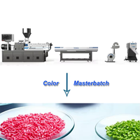 Extrudeuse à double vis de laboratoire PP PE EVA CACO3 sortie d'usine