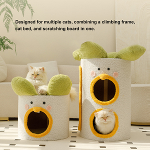 Nuevo y Elegante Rascador para Gatos de Alta Calidad, Multinivel, Tipo Torre de Árbol Moderna, con Poste de Sisal y Pelo Sintético - Product Image 2
