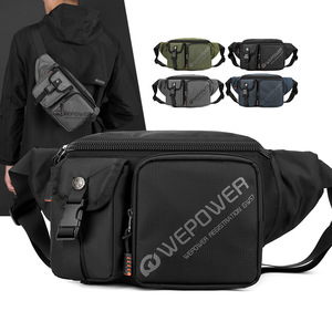WePower Bolso de pecho para hombre, ligero, resistente al agua, bandolera, color sólido, uso diario, verano 2024 - Product Image 5