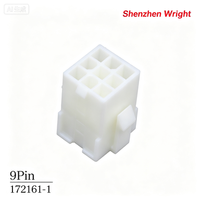 Connecteur femelle 9 broches TE 172161-1 de haute qualité, extrémité de câble 4,14 mm, pour accessoires et bornes de connecteurs d'équipements électriques