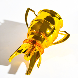 Vela musical con forma de trofeo de fútbol de flor de loto increíble 2026 para regalo de invitados - Product Image 2