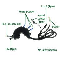 Greenpedel BAFANG Mi Moteur Contrôleur Sinusoïdal 6-9 Mosfet 36V 250W 350W 500W 48V 750W 1000W Pour BBS01 BBS02 BBSHD