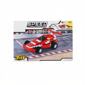 Speed Champions 0450 Inertia Power Car 144pcs 3in1 Building <b>Block</b> Set for Ages 6+ - Product Image 2