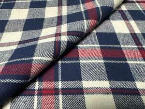 All'ingrosso tessuto di flanella in cotone 100% leggero in saia tinto per camicie Casual-per ragazzi e ragazze - Product Image 4