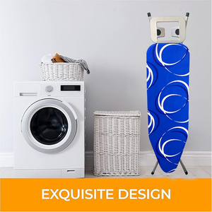 Couvertures de planche à <span class=keywords><strong>repasser</strong></span> personnalisées de 58x18 pouces pour usage domestique 1000pcs <span class=keywords><strong>Table</strong></span> pliante en fer miroir en tissu 3-5 jours 30 jours livraison - Product Image 4