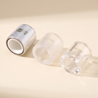 Tapa de Perfume Cilíndrica de Acrílico Mate Personalizada de Fábrica FEA15 para Mini Botellas de Perfume de Muestra, Múltiples Colores