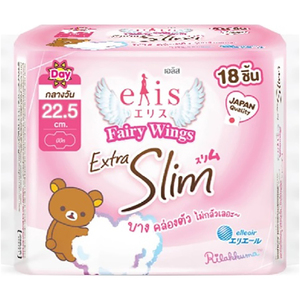 แผ่นอนามัยแบบมีปีก ขนาด 22.5 ซม. แบบบางพิเศษ ซื้อจำนวนมาก พร้อมกาวในตัว - Product Image 1