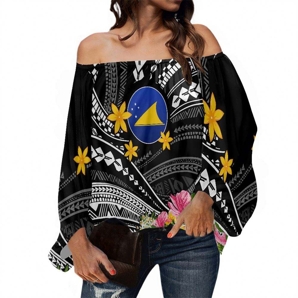 Blusa de chifón de manga larga para mujer, camisa con estampado de