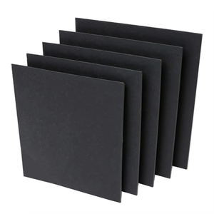 Boîtes d'emballage de taille douanière en carton noir de haute qualité Feuilles de papier carton noir - Product Image 1